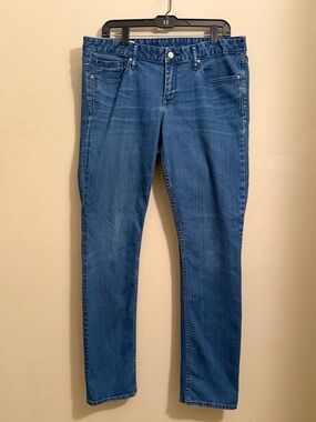 Gap 1969 Always Skinny Jeans Medium Wash Stretch Denim Size 32